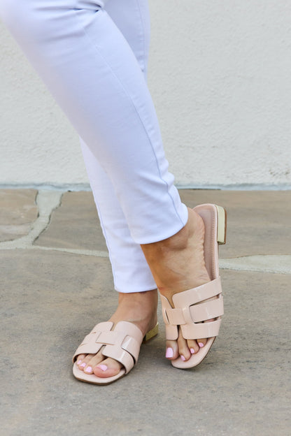Weeboo Walk It Out Slide Sandals in Nude